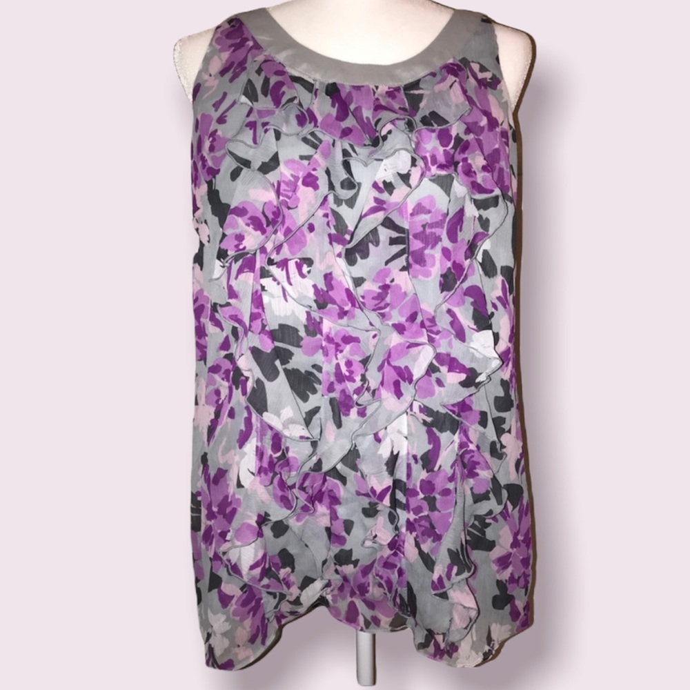 Nicole Miller Ruffle Blouse